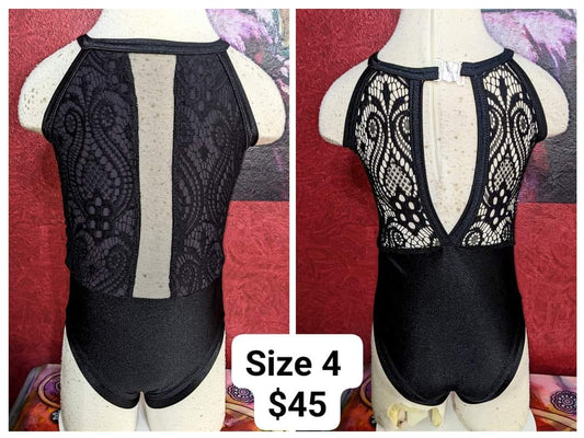Size 4- Black Lace Leo