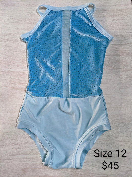 Size 12- Blue Velvet Sparkle Leo