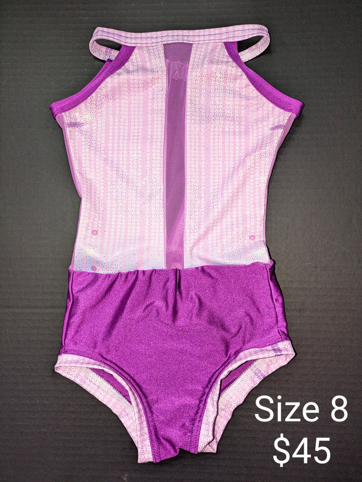Size 8- Purple Sparkle Leo