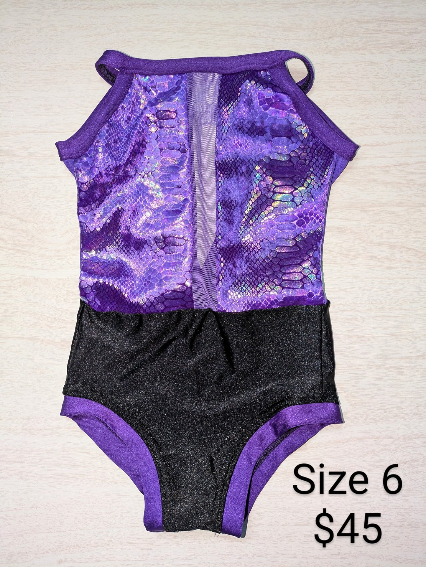 Size 6- Purple Scales Leo