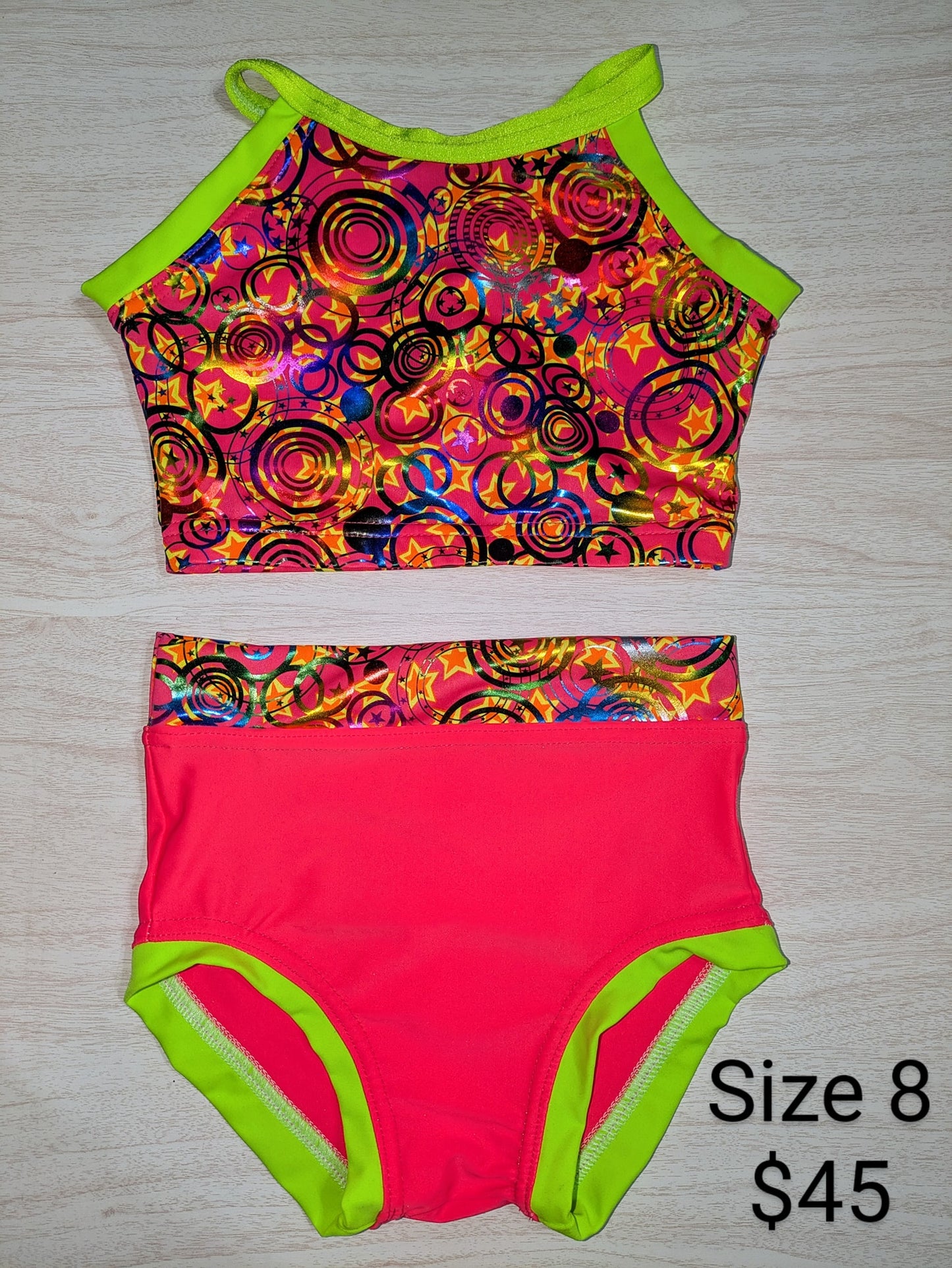 Size 8- Stars Holographic Set