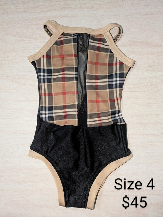 Size 4- Plaid Leo