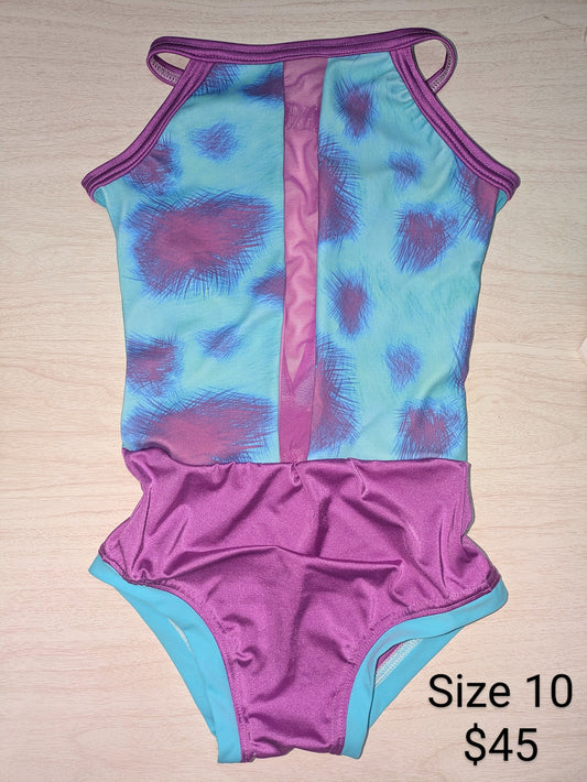 Size 10- Blue and Purple Patches Leo