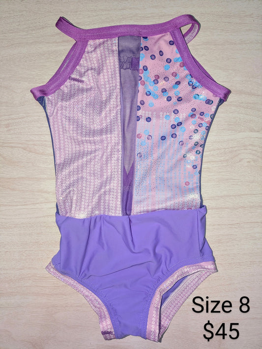 Size 8- Faux Sequin Leo