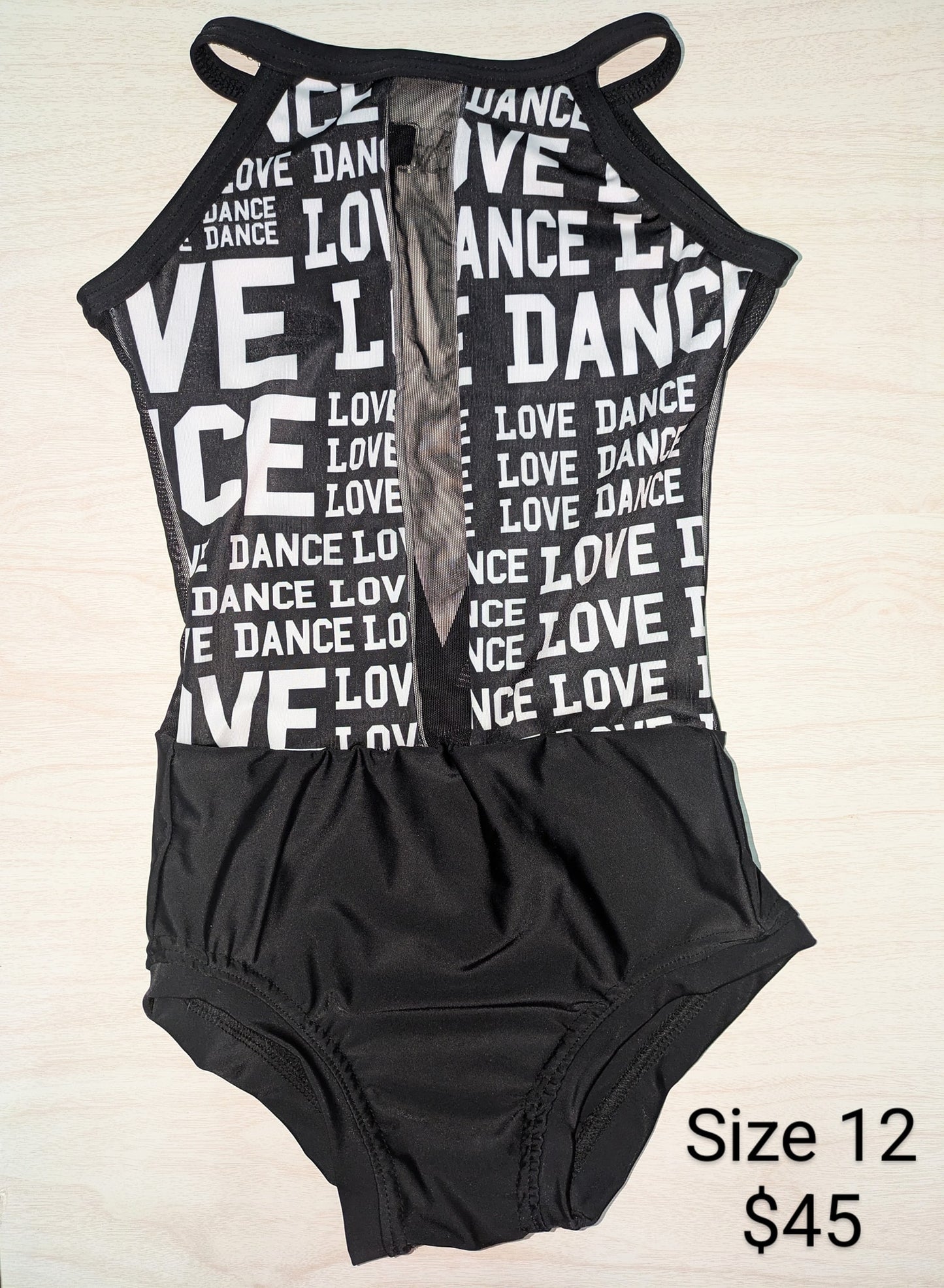 Size 12- Black Dance Leo