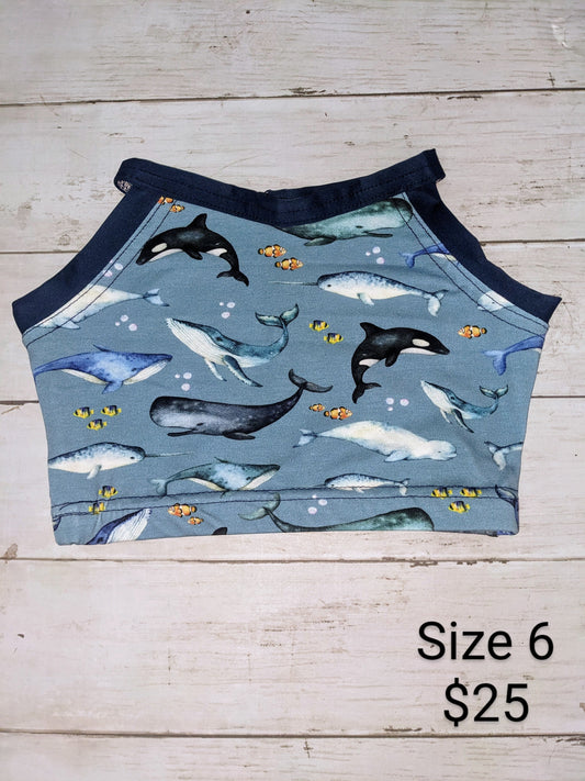 Size 6- Ocean Creatures Top