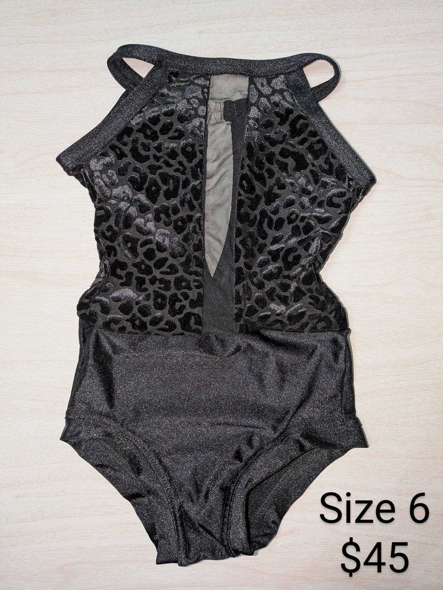 Size 6- Not-So-Basic Black Leo