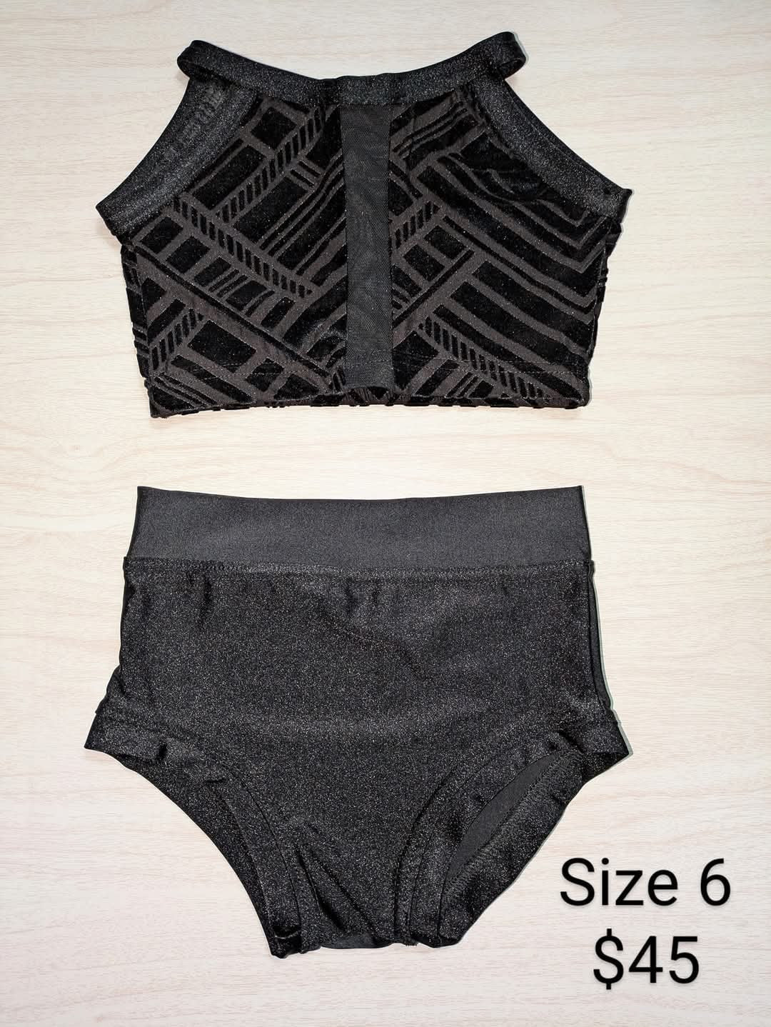 Size 6- Black Chevron Set