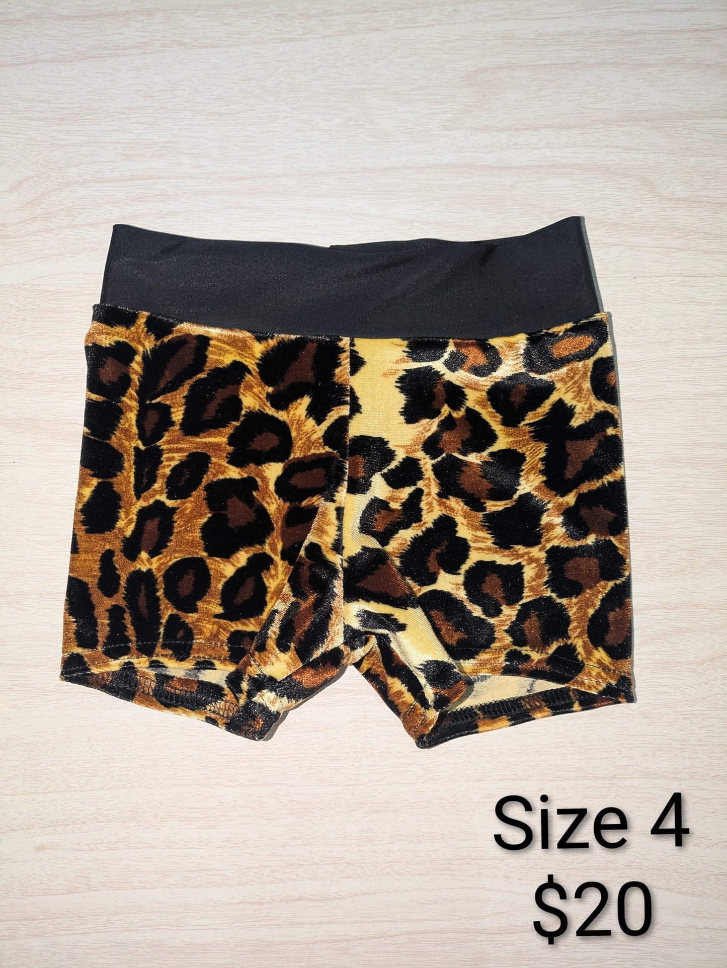 Size 4- Cheetah Shorts