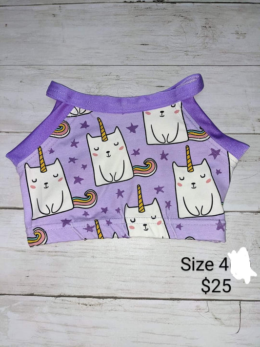Size 4- Purple Caticorn Top